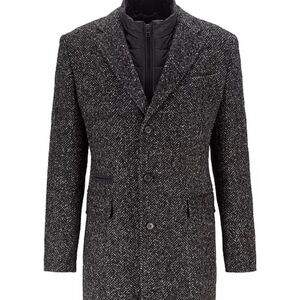 NWT Boss Wool Blend Coat w/ Removable Inner Vest – 40R